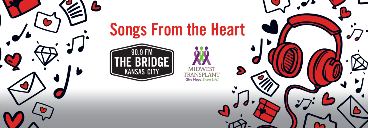 Graphic design logo image for Songs From the Heart.