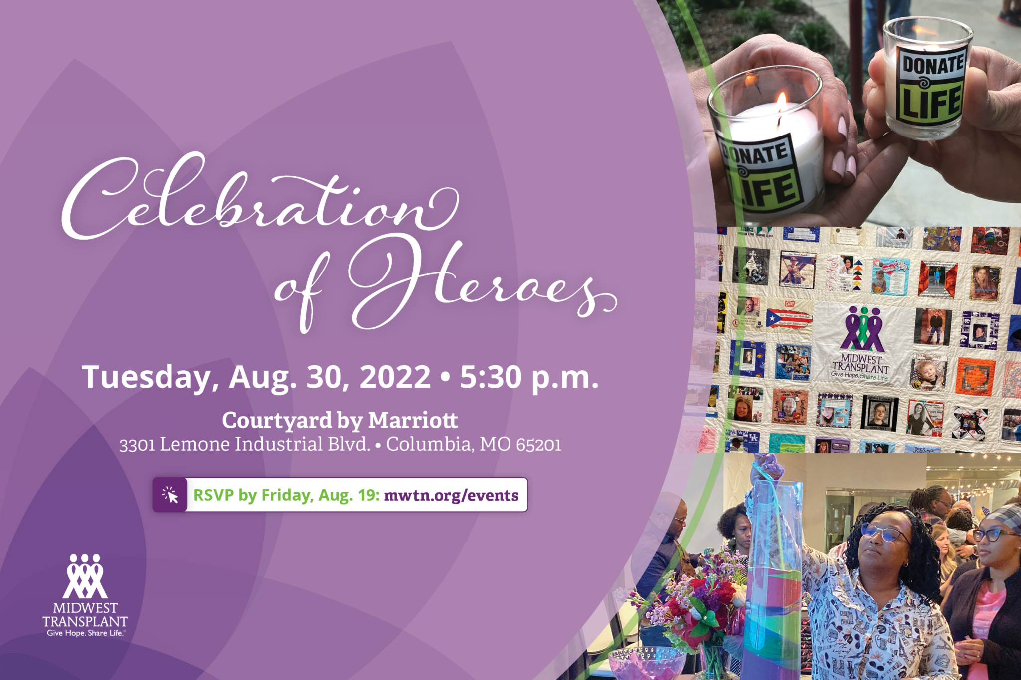 Celebration of Heroes – Columbia, MO – Midwest Transplant Network 